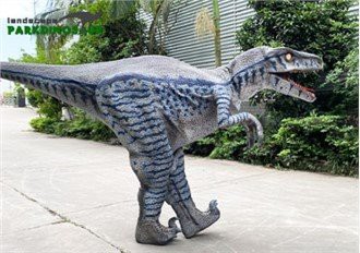 Animatronic rejtett lábú dinoszaurusz jelmez bemutatóra