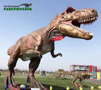 Animatronic hatalmas dinoszaurusz szobor T-Rex