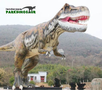 Népszerű Óriás Trex szobor a víziparkban