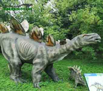 Animált dinoszaurusz modell parkdíszítéshez