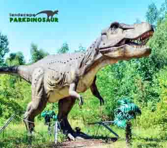 Jurassic Park dinoszaurusz szobor T-Rex