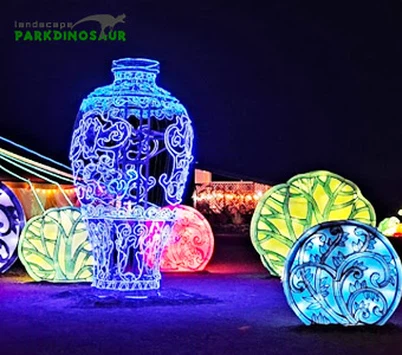 Világító lámpás show