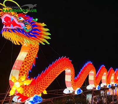 Látványos Lámpás Sárkány